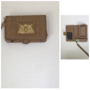 Juicy Couture Cell Phone Wallet Wristlet Case Bag